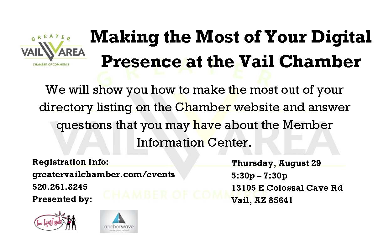 Making the Most Out of Your Digital Presence at the Vail Chamber